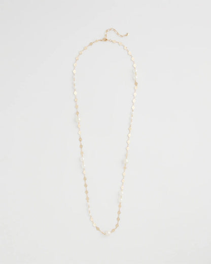 Pearl and Link Necklace