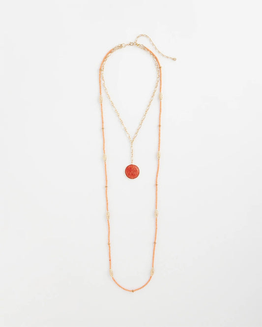 Convertible Beaded Pendant Necklace