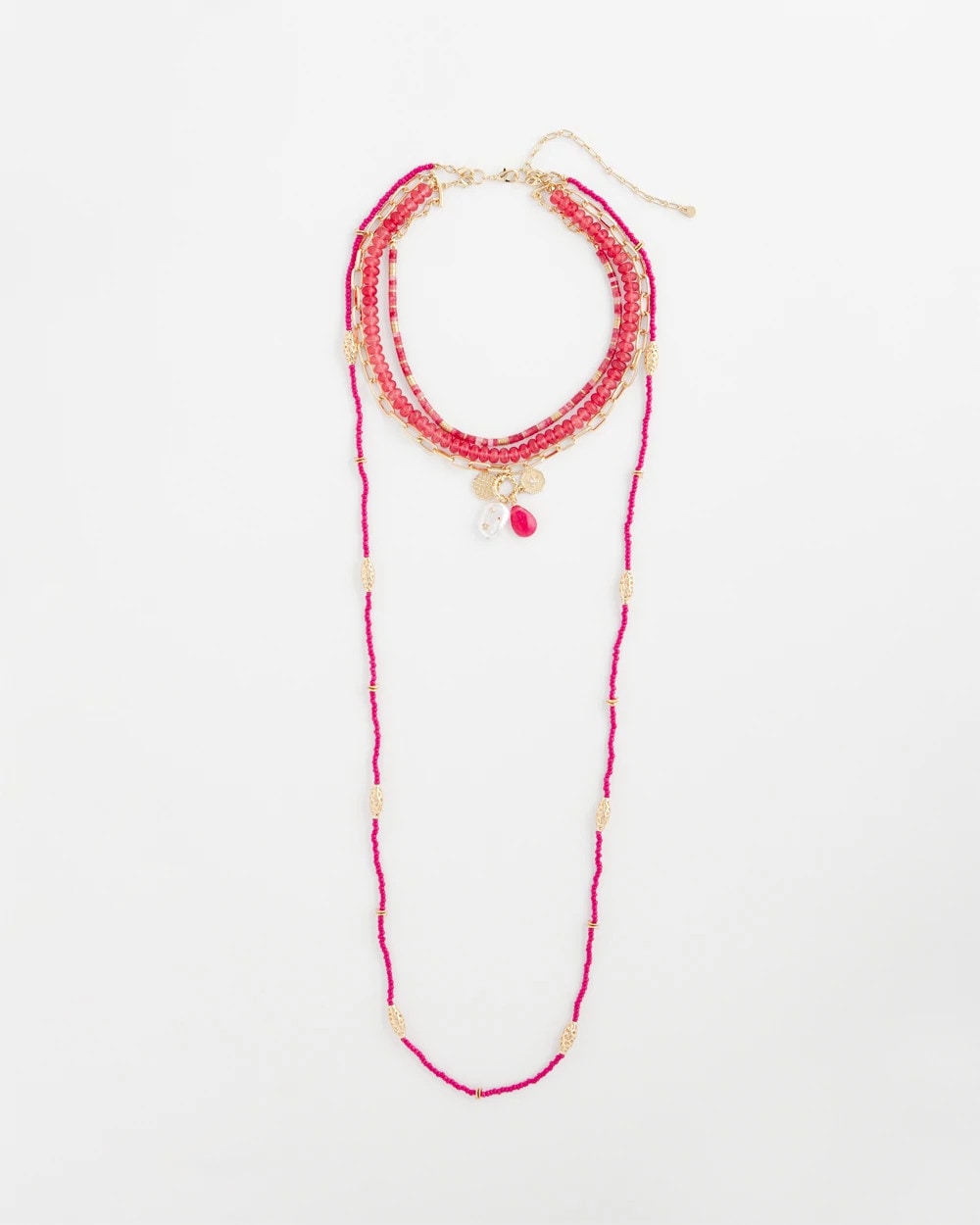 Convertible Beaded Pendant Necklace