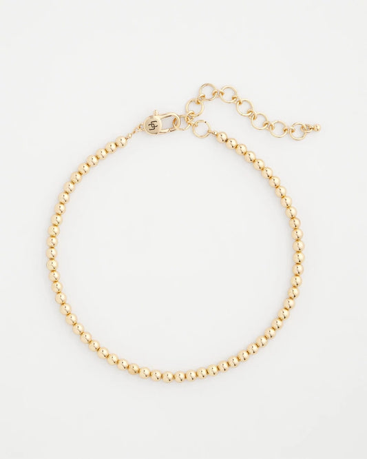 Golden Beaded Necklace