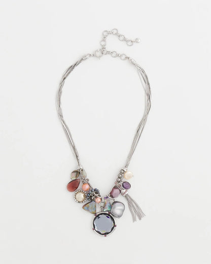 Short Aurora Charm Necklace