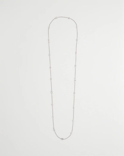 Fine Crystal Long Chain Necklace