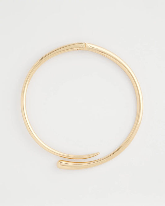 Gold Hinge Collar Necklace