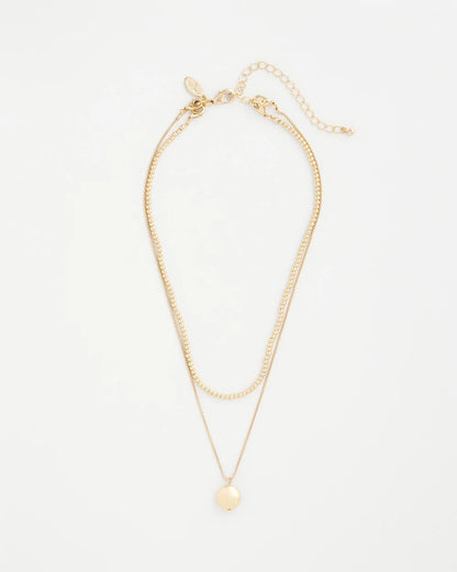 Goldtone Convertible Pendant Necklace