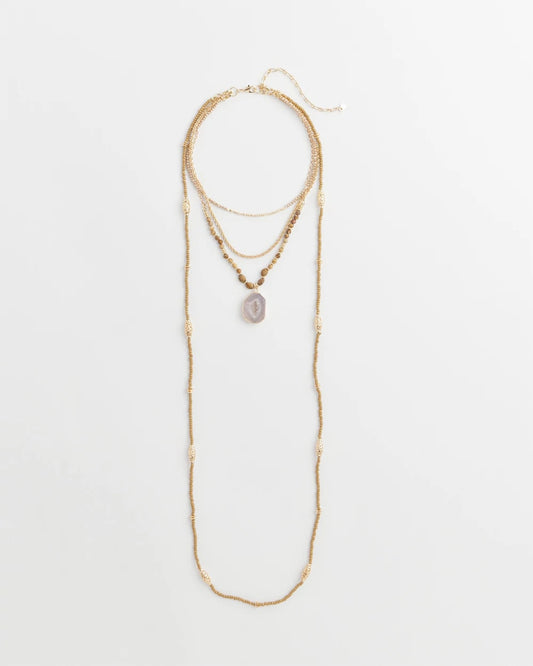 Convertible Agate Pendant Necklace