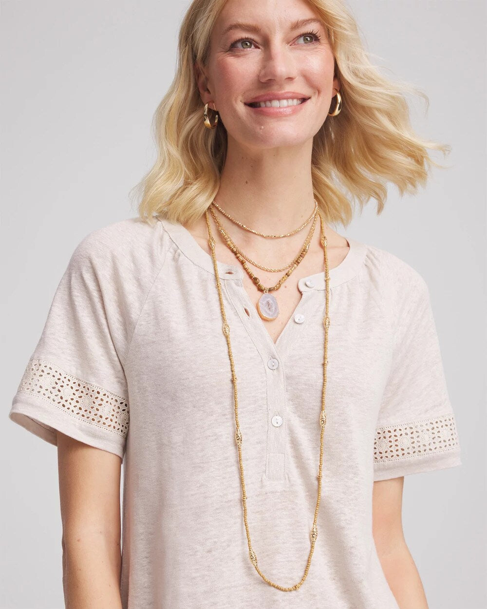 Convertible Agate Pendant Necklace
