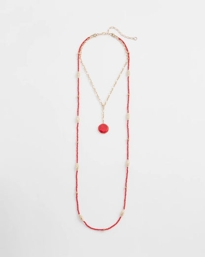 Convertible Beaded Pendant Necklace