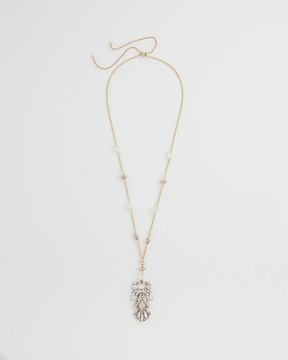 Adjustable Opalescent Pendant Necklace