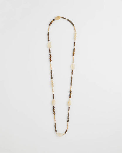 Tiger's Eye Single-Strand Necklace