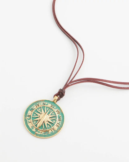 Sundial Medallion Pendant