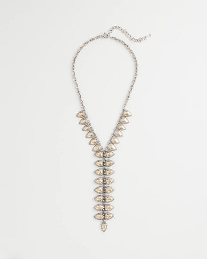 Vertical Pear Shaped Y-Drop Necklace
