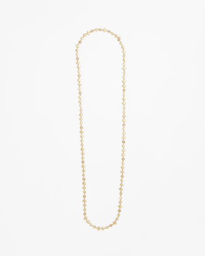 Gold Nugget Single Strand Necklace
