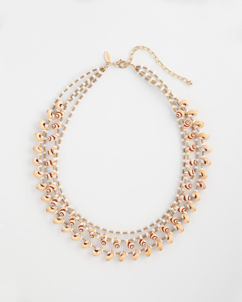Multi-Strand Shell Necklace