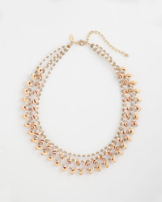 Multi-Strand Shell Necklace
