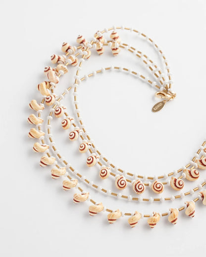 Multi-Strand Shell Necklace
