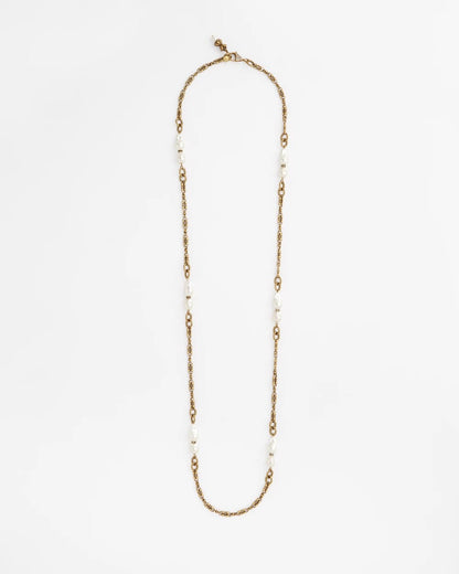 Single Strand Modern Pearl Necklace