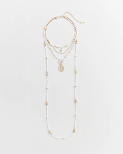 Convertible Beaded Pendant Necklace