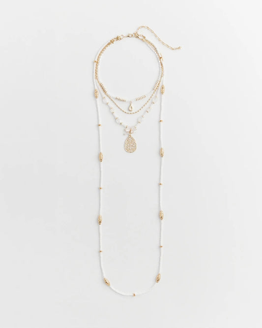 Convertible Beaded Pendant Necklace