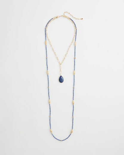 Convertible Beaded Pendant Necklace