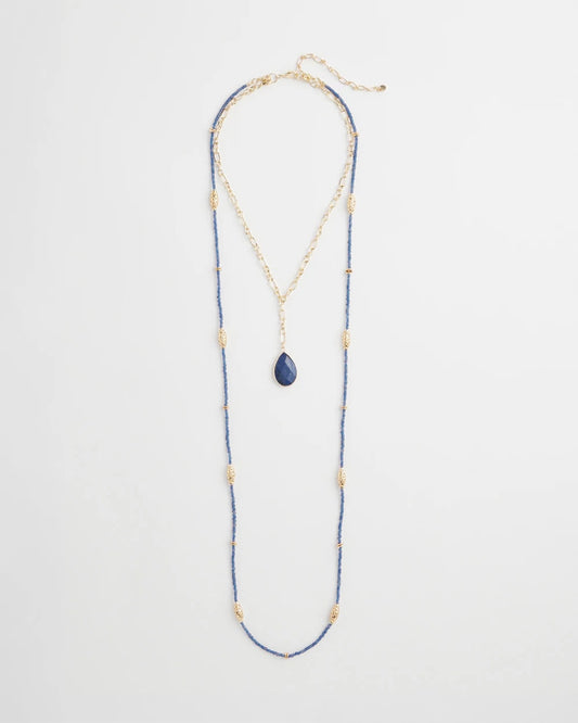 Convertible Beaded Pendant Necklace