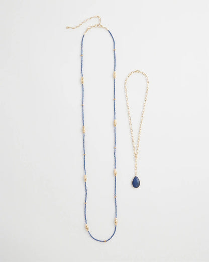 Convertible Beaded Pendant Necklace