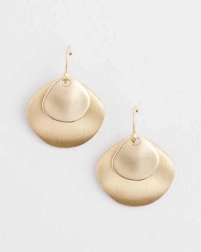 Gold Drop Earrings