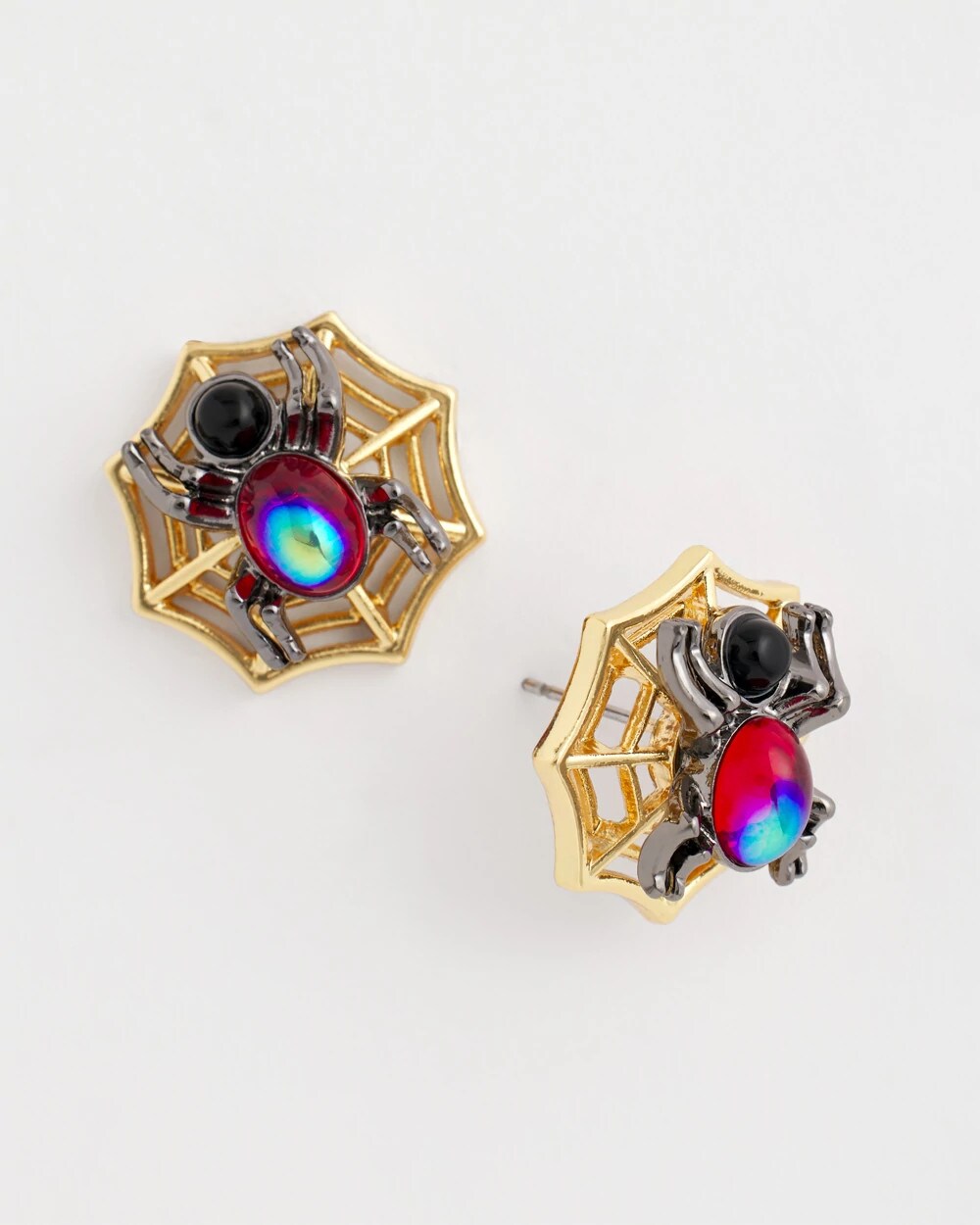 Spider Web Glitz Earrings