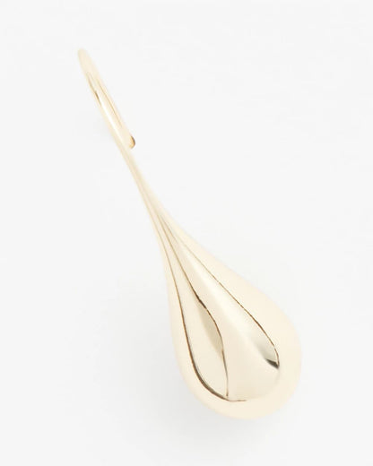 No Droop™ Gold Tone Teardrop Threader Earrings