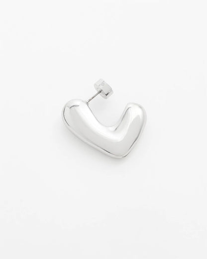 No Droop® Silver Tone Mini Hoops