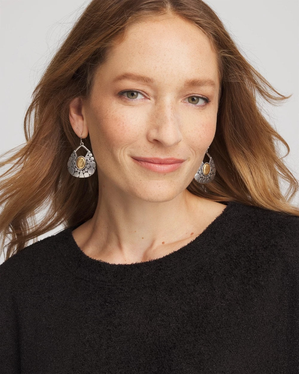 Island Metal Drop Earrings