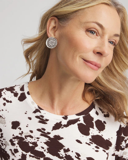 Medallion Earrings