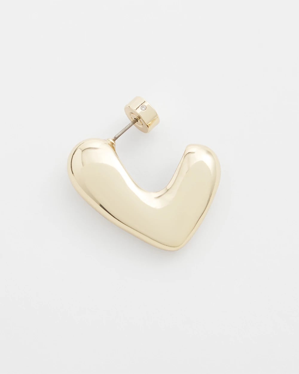 No Droop® Gold Tone Mini Hoops