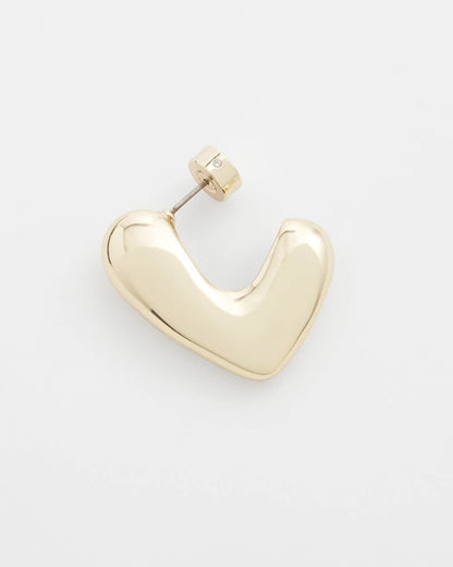 No Droop® Gold Tone Mini Hoops