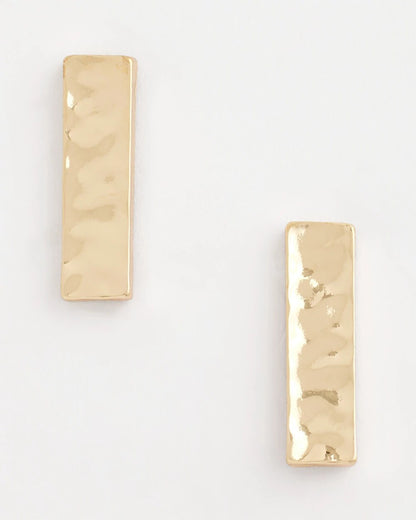 Ash Gold Collection Square Drop Earrings