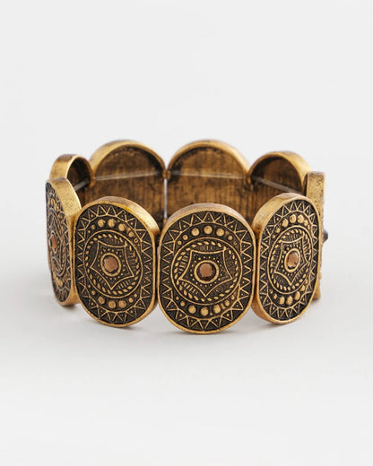 Medallion Stretch Bracelet