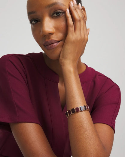 Chianti Square Stretch Bracelet