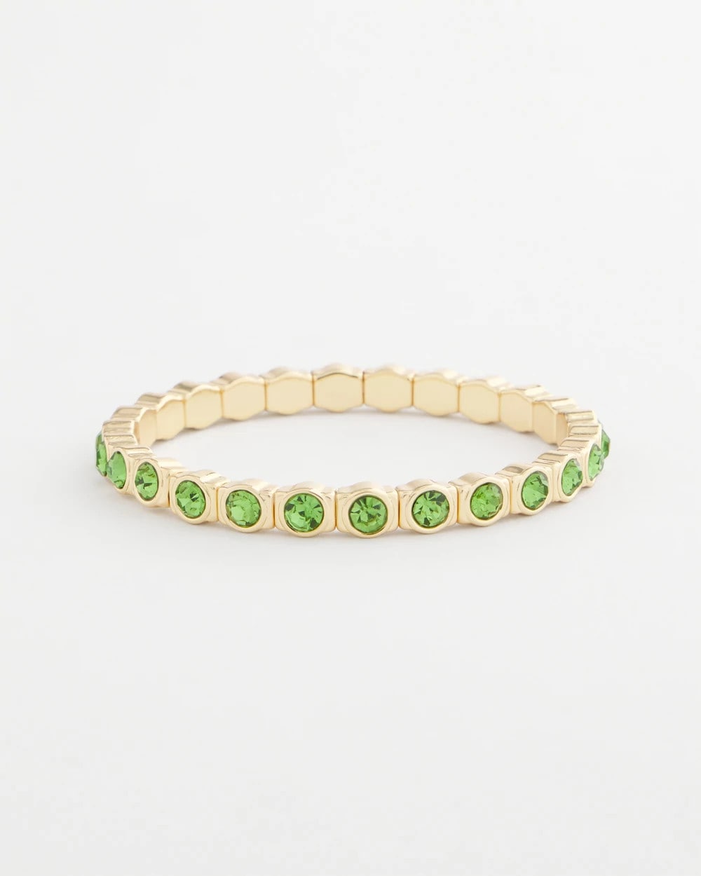Small Faceted Stretch Bracelet