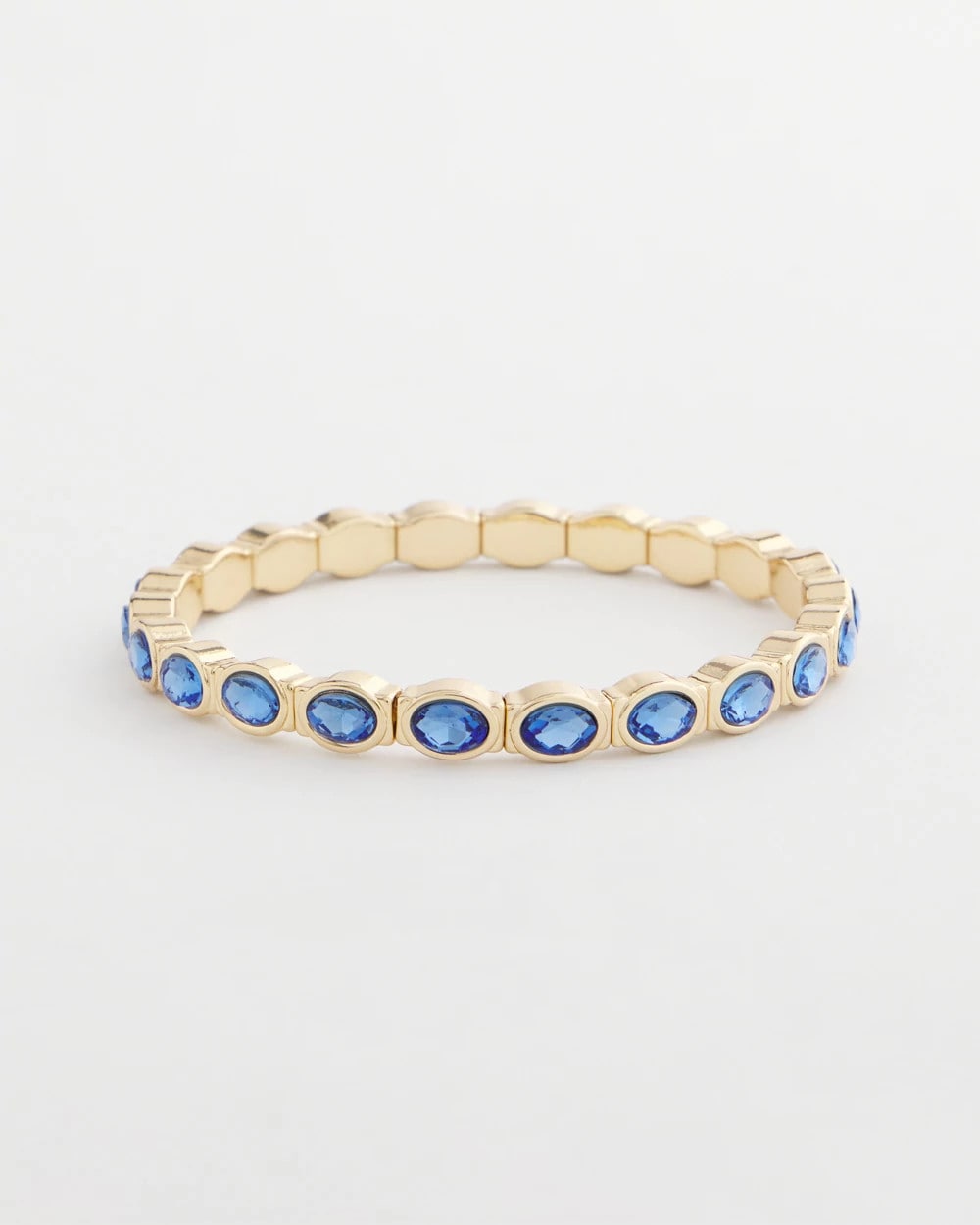 Small Faceted Stretch Bracelet