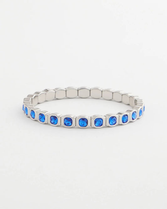 Small Faceted Stretch Bracelet