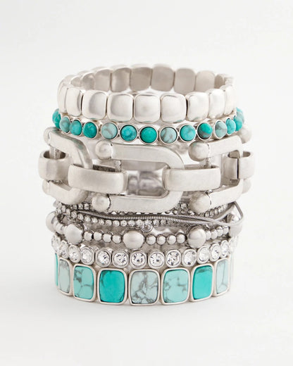 Silvertone Link Chain Bracelet