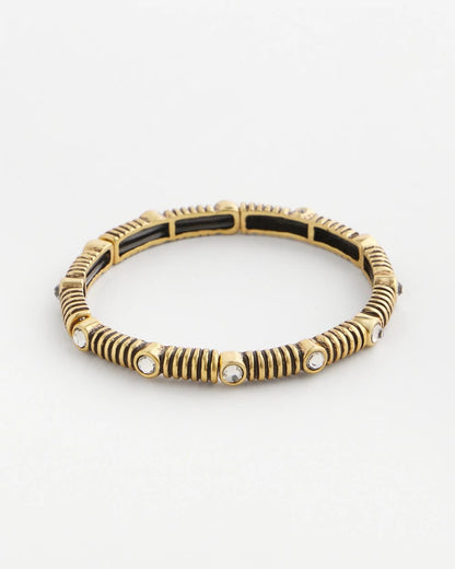 Goldtone Stretch Bracelet