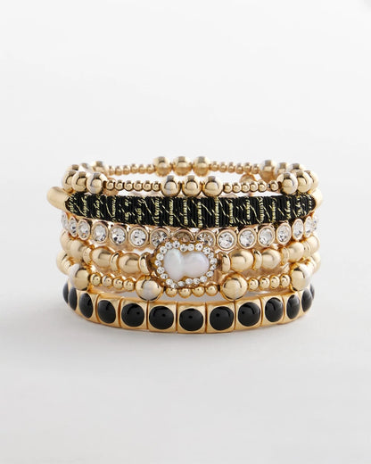 Thread Wrapped Cuff Bracelet