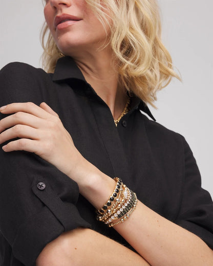 Thread Wrapped Cuff Bracelet
