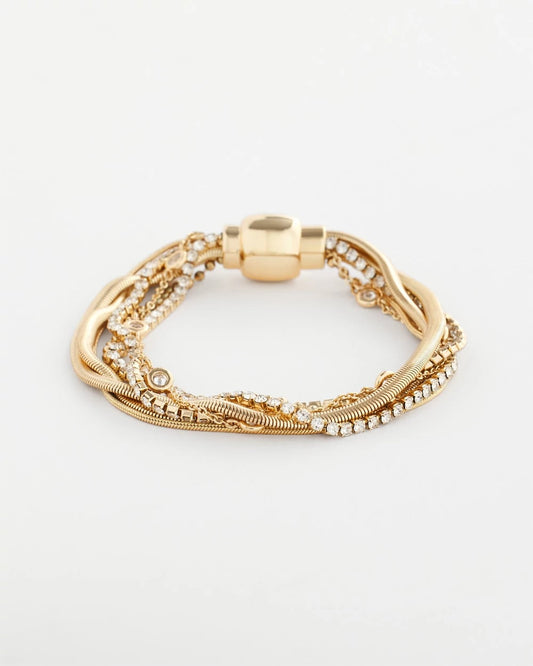 Goldtone Multistrand Bracelet