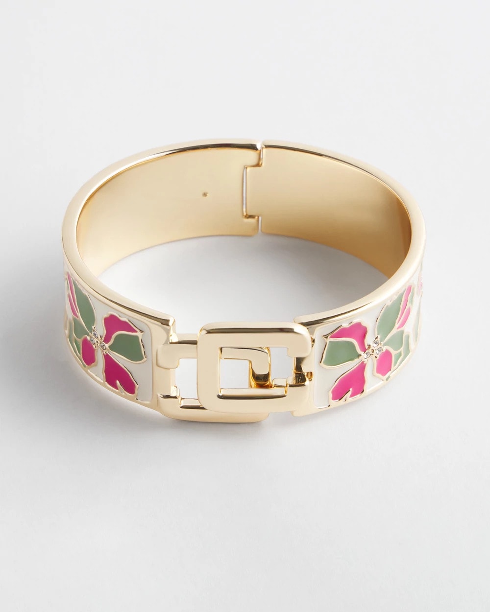 Chico's Click Floral Bracelet