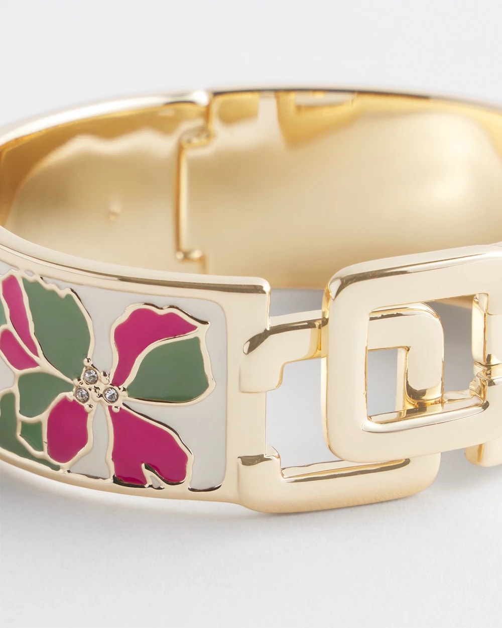 Chico's Click Floral Bracelet