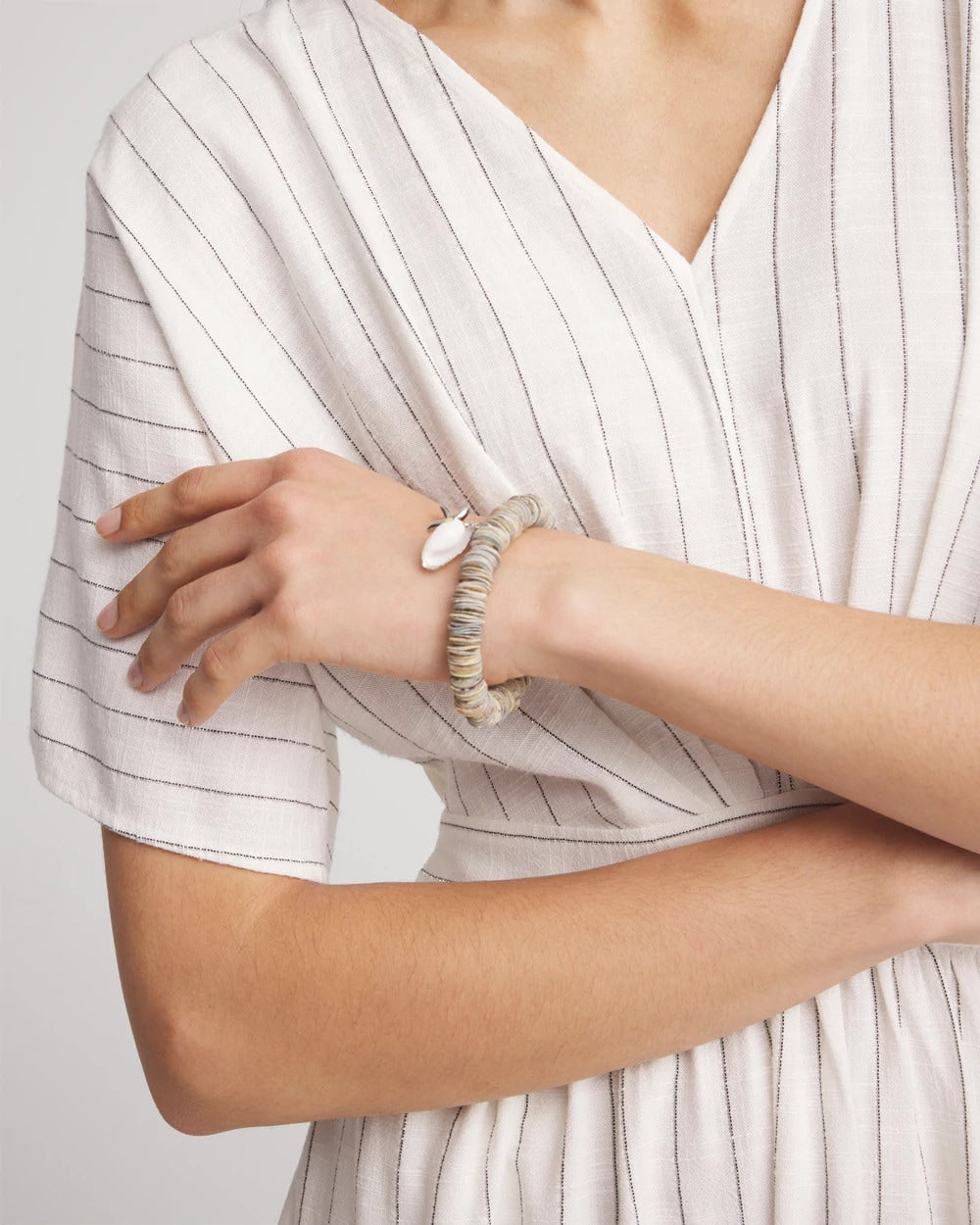 Agate Stretch Charm Bracelet
