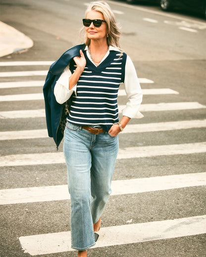 Girlfriend Straight Ankle Jeans