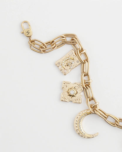 Gold Celestial Charm Necklace