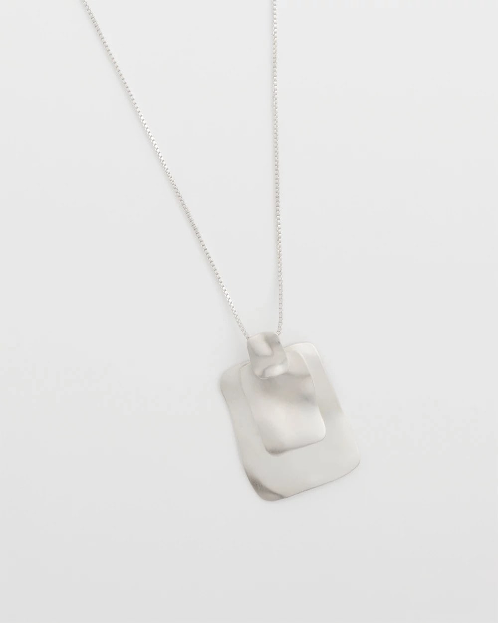 Adjustable Square Pendant Necklace